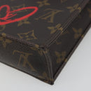 LOUIS VUITTON Monogram Fall in Love Petit Sac Plat Bag 2way M80839 Auth 192433M-15