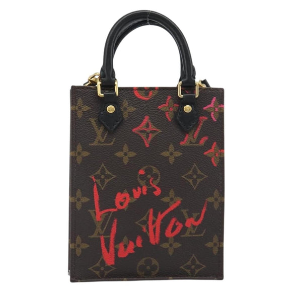 LOUIS VUITTON Monogram Fall in Love Petit Sac Plat Bag 2way M80839 Auth 192433M