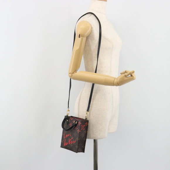 LOUIS VUITTON Monogram Fall in Love Petit Sac Plat Bag 2way M80839 Auth 192433M