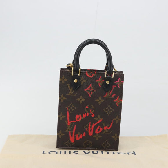 LOUIS VUITTON Monogram Fall in Love Petit Sac Plat Bag 2way M80839 Auth 192433M