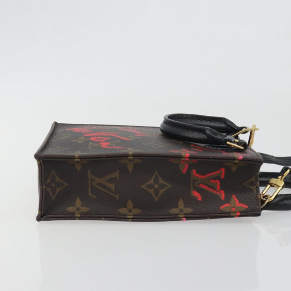 LOUIS VUITTON Monogram Fall in Love Petit Sac Plat Bag 2way M80839 Auth 192433M
