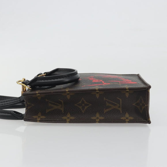 LOUIS VUITTON Monogram Fall in Love Petit Sac Plat Bag 2way M80839 Auth 192433M