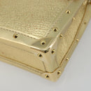 LOUIS VUITTON Suhari Emerble Shoulder Bag Leather Gold LV Auth 192434V-11