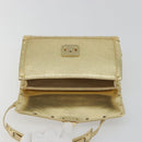 LOUIS VUITTON Suhari Emerble Shoulder Bag Leather Gold LV Auth 192434V-16