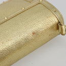 LOUIS VUITTON Suhari Emerble Shoulder Bag Leather Gold LV Auth 192434V-7