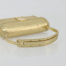 LOUIS VUITTON Suhari Emerble Shoulder Bag Leather Gold LV Auth 192434V-8