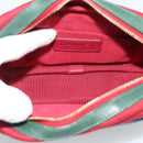 CHANEL Matelasse Chain Shoulder Bag Lamb Skin Green Gold CC Auth 192435SAM-16