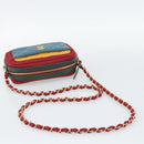 CHANEL Matelasse Chain Shoulder Bag Lamb Skin Green Gold CC Auth 192435SAM-7
