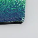 LOUIS VUITTON Taurillon Clemence Illusion Portefeuille Slender Auth 192437-15