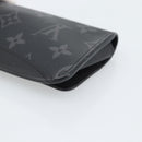 LOUIS VUITTON Monogram Eclipse Etui Lunette Woody Case GI0296 LV Auth 192438-10