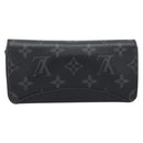 LOUIS VUITTON Monogram Eclipse Etui Lunette Woody Case GI0296 LV Auth 192438-3