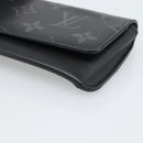 LOUIS VUITTON Monogram Eclipse Etui Lunette Woody Case GI0296 LV Auth 192438-8