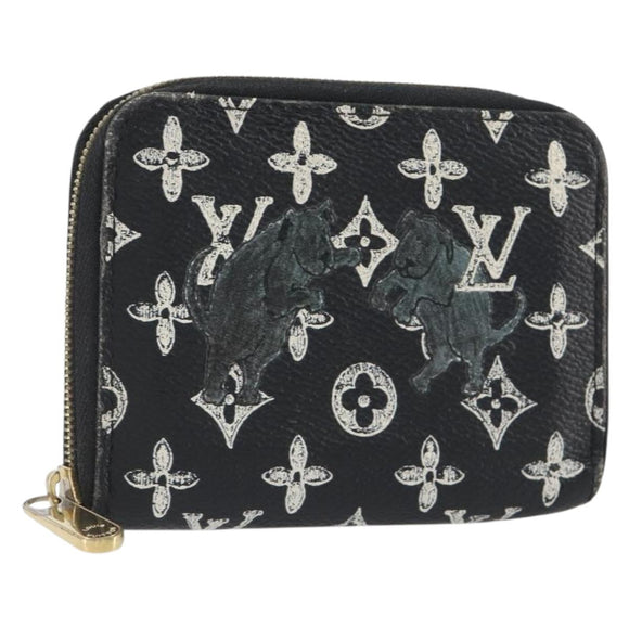 LOUIS VUITTON Catgram Zippy Coin Purse M63884 LV Auth 192439A