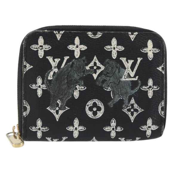 LOUIS VUITTON Catgram Zippy Coin Purse M63884 LV Auth 192439A