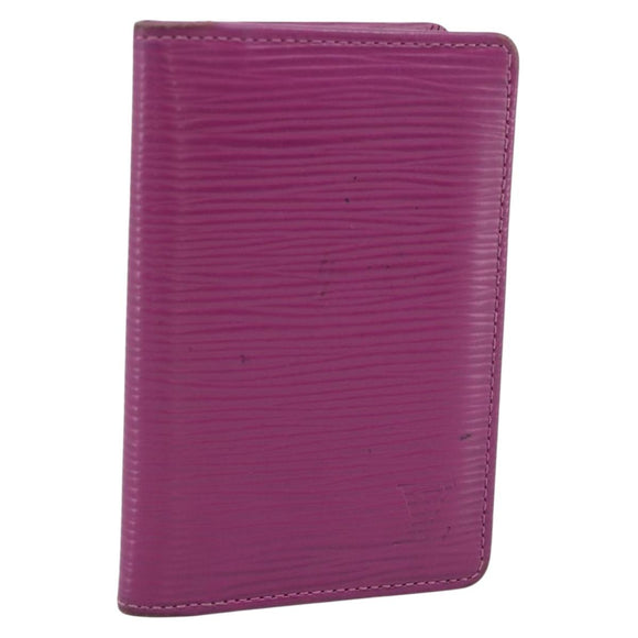 LOUIS VUITTON Epi Organizer De Poch Card Case Wine Red LV Auth 192440A