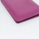 LOUIS VUITTON Epi Organizer De Poch Card Case Wine Red LV Auth 192440A-16