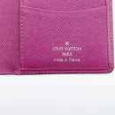 LOUIS VUITTON Epi Organizer De Poch Card Case Wine Red LV Auth 192440A-17