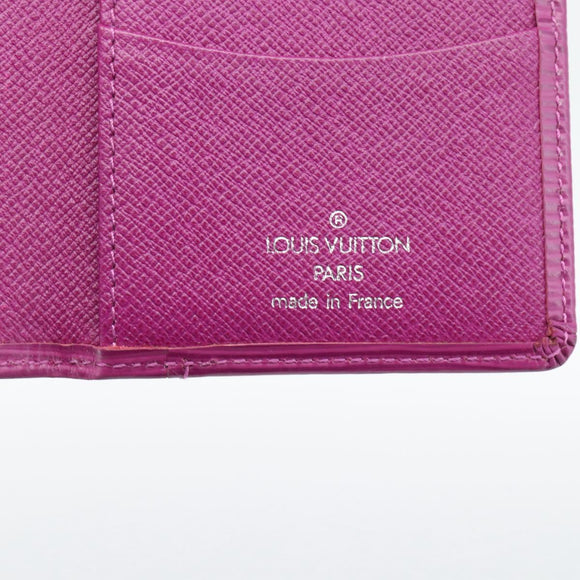 LOUIS VUITTON Epi Organizer De Poch Card Case Wine Red LV Auth 192440A