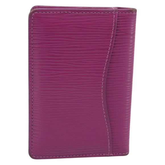 LOUIS VUITTON Epi Organizer De Poch Card Case Wine Red LV Auth 192440A