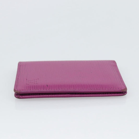 LOUIS VUITTON Epi Organizer De Poch Card Case Wine Red LV Auth 192440A