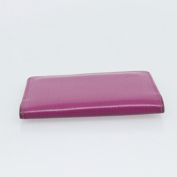 LOUIS VUITTON Epi Organizer De Poch Card Case Wine Red LV Auth 192440A