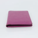 LOUIS VUITTON Epi Organizer De Poch Card Case Wine Red LV Auth 192440A-6