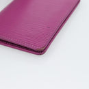 LOUIS VUITTON Epi Organizer De Poch Card Case Wine Red LV Auth 192440A-7