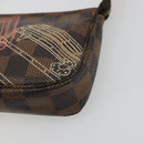 LOUIS VUITTON Damier Ebene Trunk Mini Pochette Accessoires N41433 Auth 192441A-9