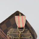 LOUIS VUITTON Damier Ebene Trunk Mini Pochette Accessoires N41433 Auth 192441A-17