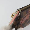 LOUIS VUITTON Damier Ebene Trunk Mini Pochette Accessoires N41433 Auth 192441A-10