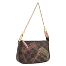 LOUIS VUITTON Damier Ebene Trunk Mini Pochette Accessoires N41433 Auth 192441A-1