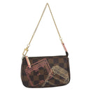 LOUIS VUITTON Damier Ebene Trunk Mini Pochette Accessoires N41433 Auth 192441A-13