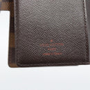 LOUIS VUITTON Damier Ebene Agenda PM Day Planner Cover R20700 LV Auth 192442-12