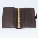 LOUIS VUITTON Damier Ebene Agenda PM Day Planner Cover R20700 LV Auth 192442-13