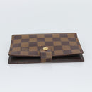 LOUIS VUITTON Damier Ebene Agenda PM Day Planner Cover R20700 LV Auth 192442-4