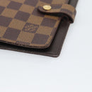 LOUIS VUITTON Damier Ebene Agenda PM Day Planner Cover R20700 LV Auth 192442-8