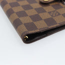 LOUIS VUITTON Damier Ebene Agenda PM Day Planner Cover R20700 LV Auth 192442-9