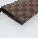 LOUIS VUITTON Damier Ebene Marais Pouch LV Auth 192443-16
