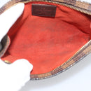 LOUIS VUITTON Damier Ebene Marais Pouch LV Auth 192443-10