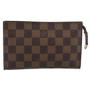 LOUIS VUITTON Damier Ebene Marais Pouch LV Auth 192443-13
