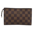 LOUIS VUITTON Damier Ebene Marais Pouch LV Auth 192443-2