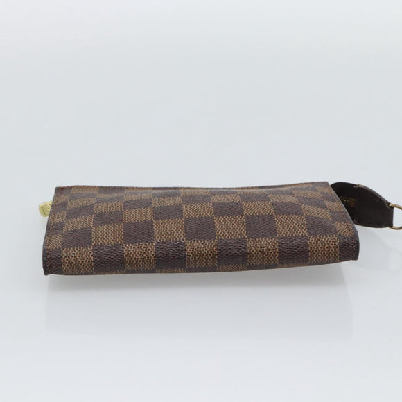 LOUIS VUITTON Damier Ebene Marais Pouch LV Auth 192443