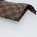 LOUIS VUITTON Damier Ebene Marais Pouch LV Auth 192443-7
