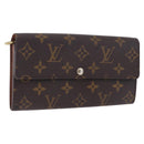 LOUIS VUITTON Monogram Portefeuille Sarah Long Wallet M61734 LV Auth 192444-1