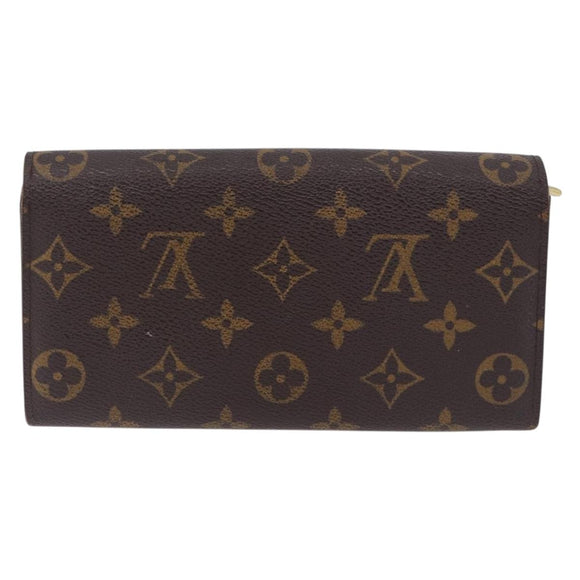 LOUIS VUITTON Monogram Portefeuille Sarah Long Wallet M61734 LV Auth 192444