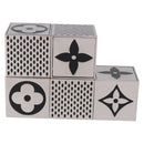 LOUIS VUITTON LV Cube Game metal Silver M99454 LV Auth 192445-3