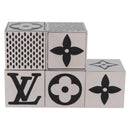 LOUIS VUITTON LV Cube Game metal Silver M99454 LV Auth 192445-4