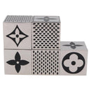 LOUIS VUITTON LV Cube Game metal Silver M99454 LV Auth 192445-5