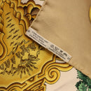 HERMES Carre 90 Scarf ”DANS LES ESPRITS” Silk Beige Auth 192450-14