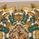 HERMES Carre 90 Scarf ”DANS LES ESPRITS” Silk Beige Auth 192450-3